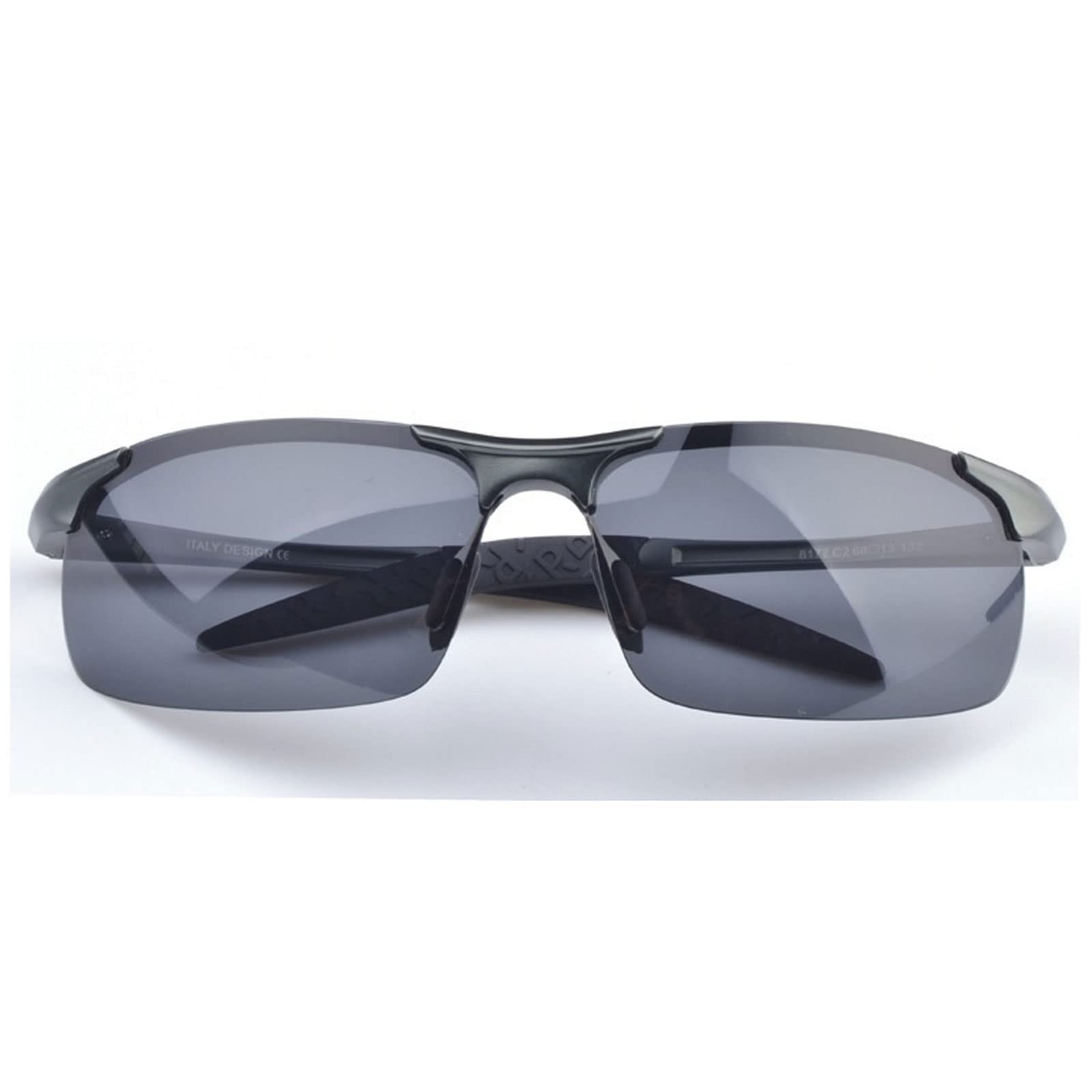 DieffematicMJ Okulary przeciwsłoneczne Driving Spolaryzowane Okulary Mężczyźni Aluminium Magnez Rama Sport Okulary Słońce Kierowca Retro Gogle Sunglass Anti-Glare (Color : 3)