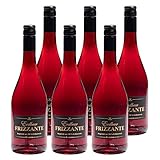 ALLACHER Erdbeer Frizzante/Secco - aus 100% Erdbeerwein - erfrischender Erdbeer Secco 7% vol. - Fruchtsecco - ideale Geschenkidee (6 x 0,75 l)