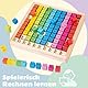 Ludo Lab® Multiplikationsbrett 1x1 Lernen Rechenbrett aus Holz; Montessori Brettspiel für Kinder; EinMalEins Lernspielzeug für Mathematik, Multiplikation & Arithmetik; Aufgabe & Lösung
