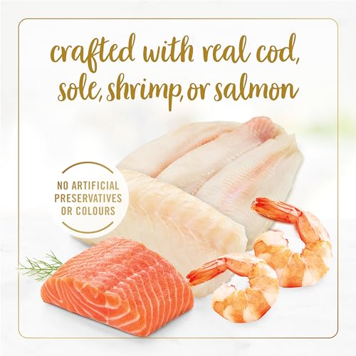 Fancy Feast Wet Cat Food, Shrimp Trio Variety Pack 3 Flavours - 85 g Can (12 Pack) image 1