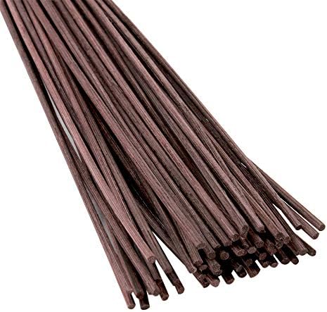 Feel Fragrance Reed Diffuser Sticks Replacement Rattan 12 X 0.12 Inches Brown (30pcs）