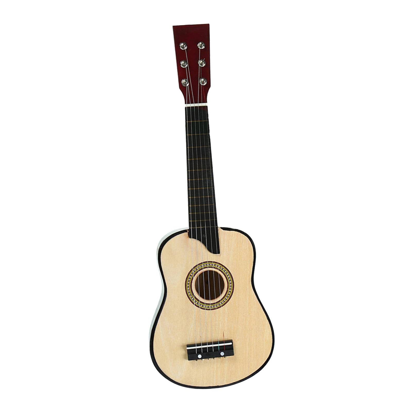 WOMBLE Mini 25 inch Wooden Acoustic Guitar Toy Practice Music