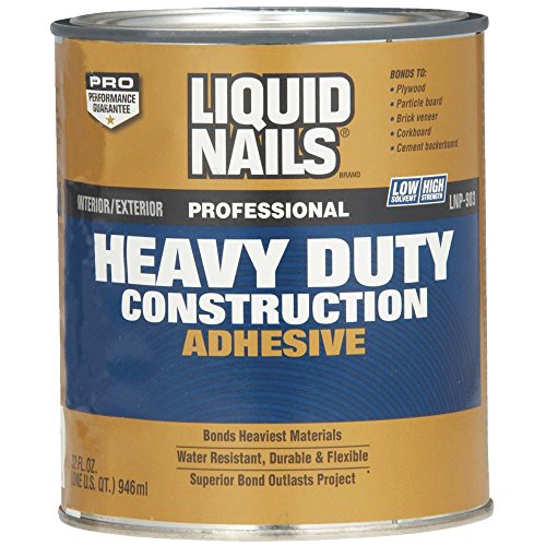 Liquid Nails MACLN903 Heavy Duty Construction Adhesive, 1 qt Can
