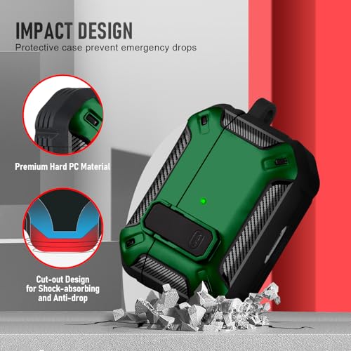 Image of Compatible with Airpods Pro 3 Case(2025),for Airpods Pro 3rd Generation Cases Cover with Keychain Cleaner Kit Soft Silicone Shockproof Cover for Women Men