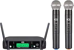Microfone Sem fio KDS-W382M UHF Mão Duplo Kadosh
