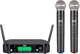 Microfone Sem fio KDS-W382M UHF Mão Duplo Kadosh