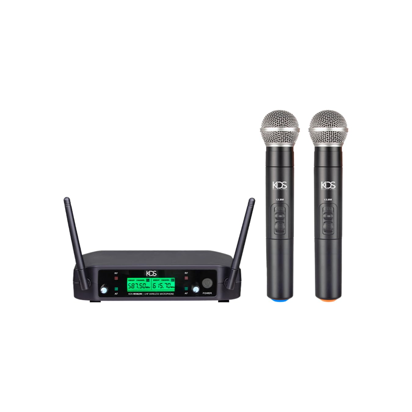 Microfone Sem fio KDS-W382M UHF Mão Duplo Kadosh : Amazon.com.br