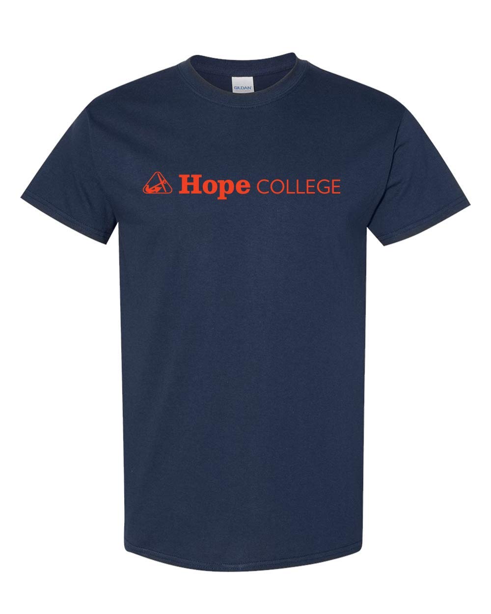 Hope College Horizontal One Color Unisex Short Sleeve T-Shirt - Hope Flying Dutchmen Apparel