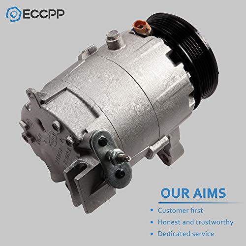 Image of ECCPP AC Compressor for Chevrolet Impala for Monte Carlo 3.5L 2006-2011 | for Chevrolet Malibu for Pontiac G6 3.9L 2006 Fast Cooling AC Compressor with Clutch 6 Grooves