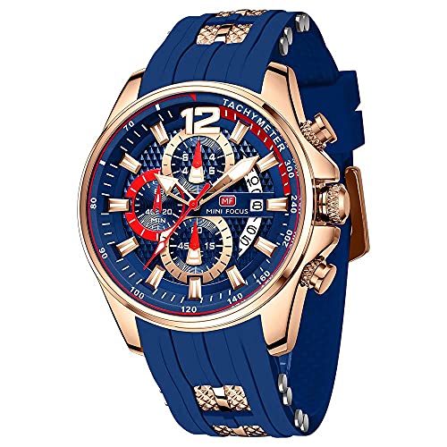 Montre sport homme multifonction avec chronographe précis et calendrier étanche
