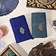 CREATCABIN 2 Stück Tarotkartenhalter Samt Tarotkartentaschen Tarotkartenbeutel Hamsa Hand Anhängern Aus Legierung Tarotwickel Tarot Tragetasche Für Anfänger Orakeldecks Hexereibedarf Blau 12.6x40.5cm