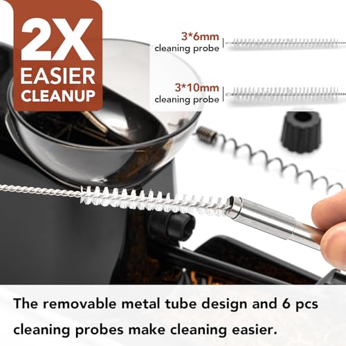 Cigarette Rolling Machine, Electric Pre Roll Machine, Automatic Preroll Cone Loader Filler Roller Packer with Pre Rolled Holder Case, Grinder, Filling Maker image 6