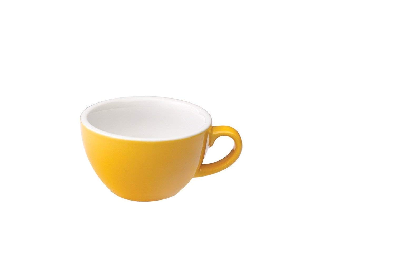 Loveramics Egg Coffee Cup, White, 150 ml, Yellow, Porcelain