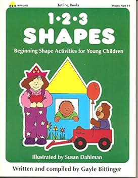 Paperback 1 2 3 Shapes : Beginning Shape Activities for Young Children Book