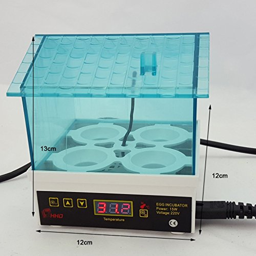 Backbayia 4-œuf Box Inkubator Eiern Brutmaschine zu Ei Automatische prise-eu – Bild 7