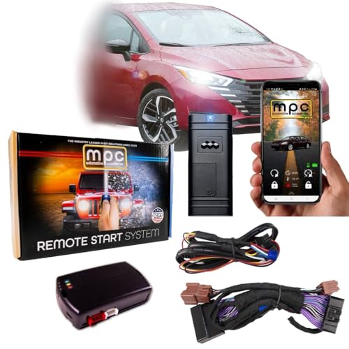 MPC Smartphone Activated Remote Start Kit Compatible with 2020-2023 Versa Push-to-Start - T-Harness - Firmware Preloaded