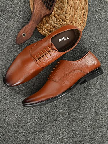 Image of AZZARO BLACK Men's Synthetic Leather Formal Shoes