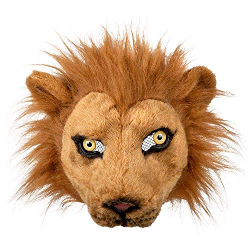 Boland Demi-masque en peluche, taille unique, masque pour animaux, accessoire de costume, carnaval, fête à thème