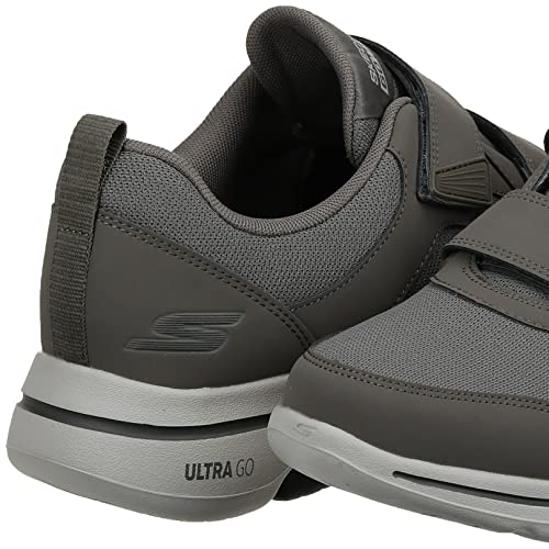 Skechers Men's Gowalk-Athletic Hook and Loop Walking Shoes | Two Strap Sneakers | Air-Cooled Foam, Khaki, 10 X-Wide - Image 7