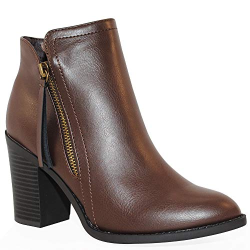 Image of TRENDSUP Women's Fashion Side Zipper Booties