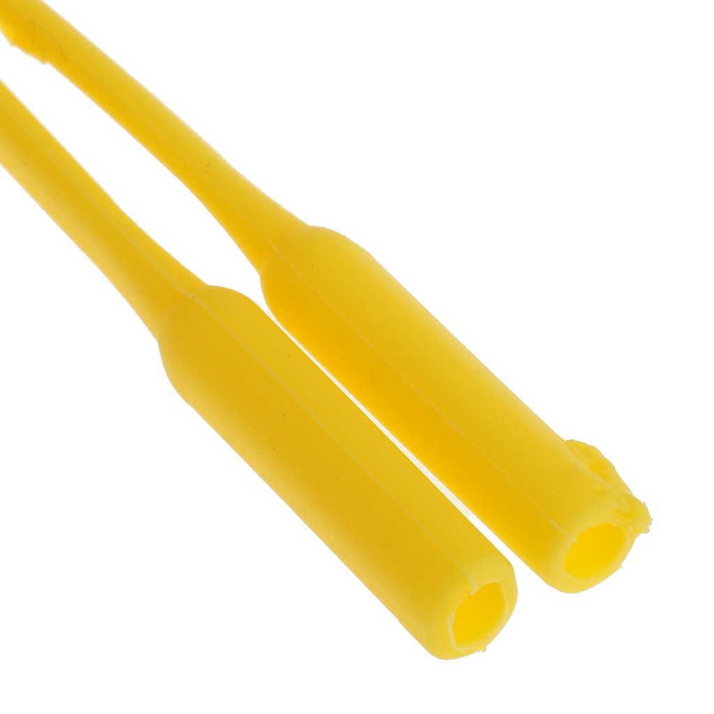 Segolike 5pcs Silicone Eyewear Glasses Neck Retainers Eyeglass Glasses Sunglasses Spectacle Head Safety Strap Cord Holder for Kids Children - yellow, 16.8x0.6cm 2
