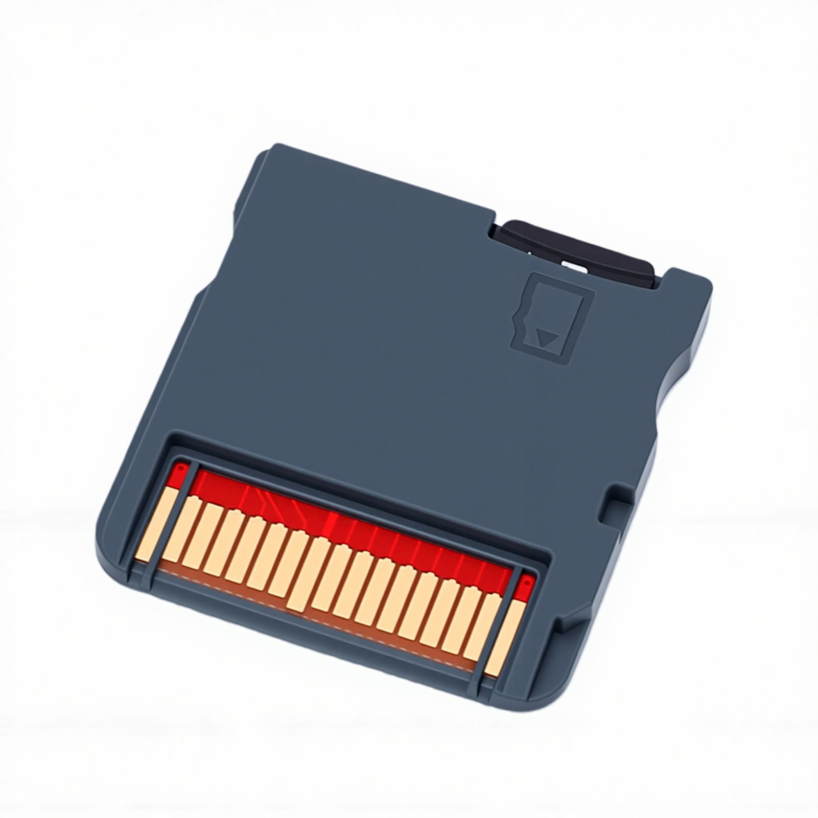 Generic Scheda Flash per Videogiochi Personalizzabile da 64 GB per Console 2DS 3DS, Ampia compatibilità e Spazio di Archiviazione retrò per gli Appassionati di Giochi (BLACK)