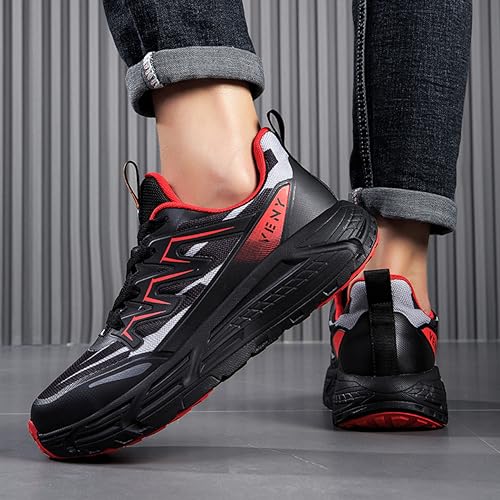 Image of Work Safety Shoes Non-Slip Breathable Lightweight Steel Toe Industrial Construction Warehouse Sneakers