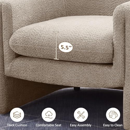 Sillón Plegable Boucle Color Camel miniatura 4