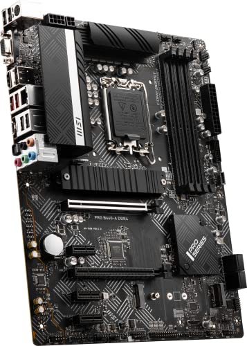 Image of MSI PRO B660-A DDR4 Motherboard (ATX, 12th Gen Intel Core, LGA 1700 Socket, DDR4, PCIe 4, 2.5G LAN, M.2 Slots, USB 3.2)