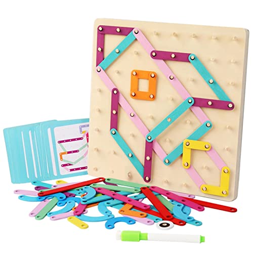 �l�C���{�[�h�p�Y�� - Geoboard �p�^�[�� �J�[�h�t���O���t�B�J�� �{�[�h | �����e�b�\�[������ߋ� STEM �p�Y�� �}�g���b�N�X ���̑̑� �������� �z�[���X�N�[�� �w�Z ���� 3�Έȏ�