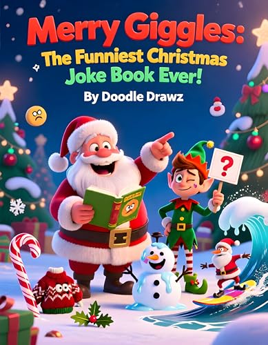 Merry Giggles: The Funniest Christmas Joke Book Ever!: Illustrated Christmas Jokes for Kids and Teens - Funny Holiday Jokes, Clean Christmas Humor, ... Puns, Winter Laughs (Jokes, Puns & Riddles) image 2
