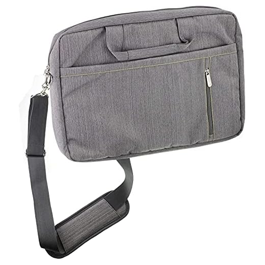 Navitech Grå elegant vattentålig laptopväska – kompatibel med HP ENVY x360 13-ay0009na konvertibel bärbar dator