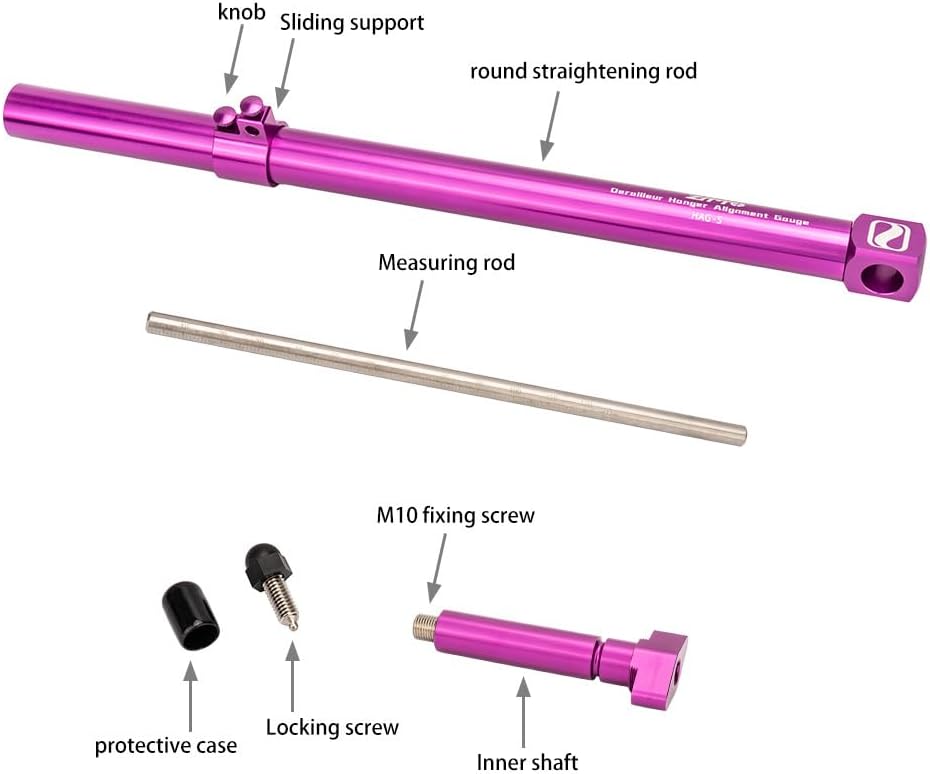 Bike Alignment Tool, Wheel Straightening Tool, 304 Stainless Steel Bike Repair Maintenance Tool for MTB Road Bike (Blue)
