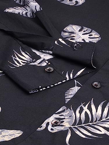 Image of The Indian Garage Co Men's Slim Shirt (1019-SH16-02 Black X-Large)