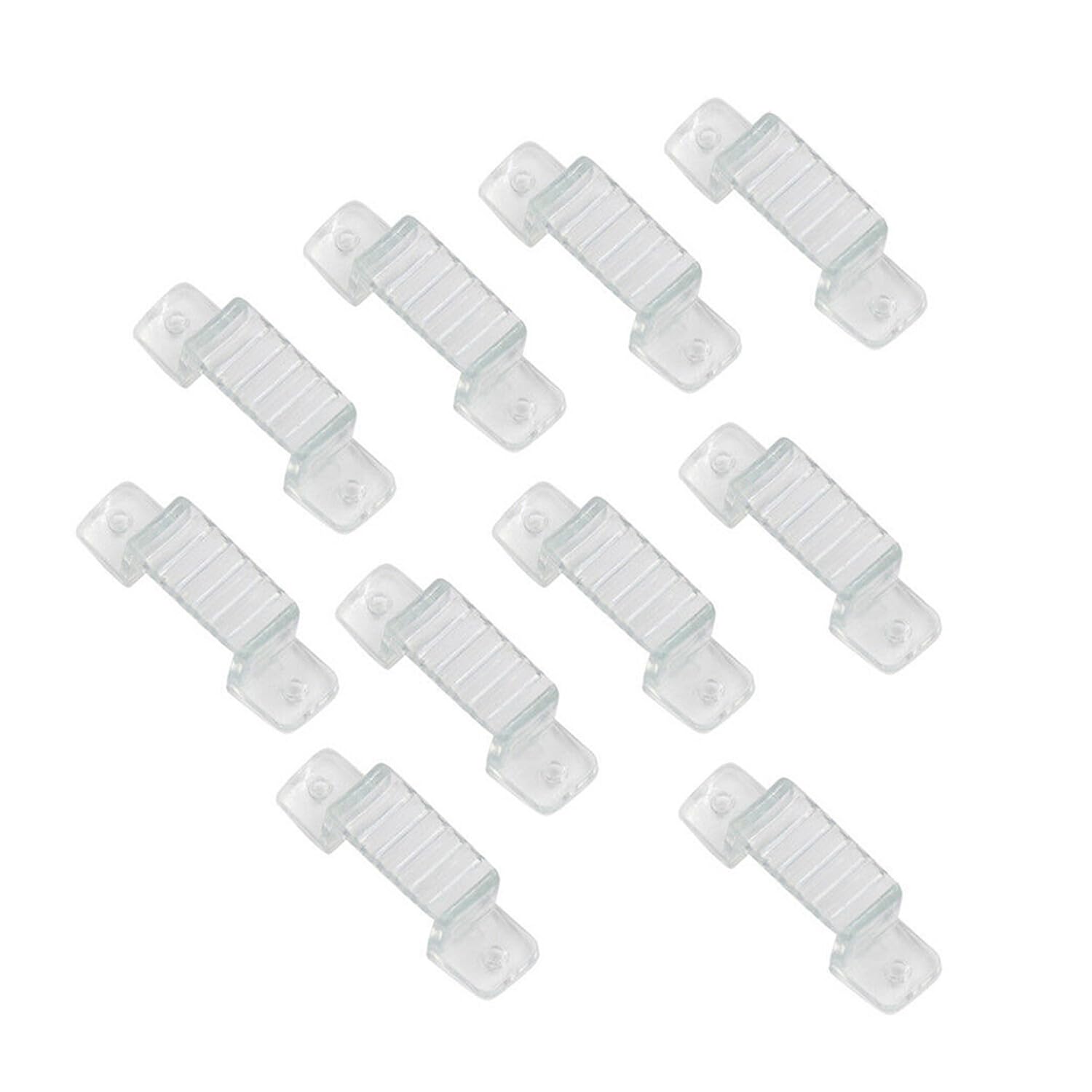 GQL Mounting Clips LED Strip Light Fixation Rope Ribbon Install Accessories (99, Width: 18mm)