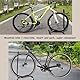 FCOUMY Fahrradständer Boden, freistehend, aufrecht, platzsparend, geeignet für Mountainbike, Rennrad, für Fahrrad mit Raddurchmesser max. 73,5 cm