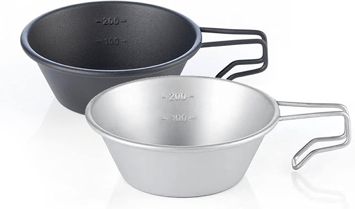 ステンレス シェラカップ 400｜モンベル シェラカップ ステンレススチールシエラカップ軽量シエラカップキャンプボール キャンプ マグカップ(Silver)