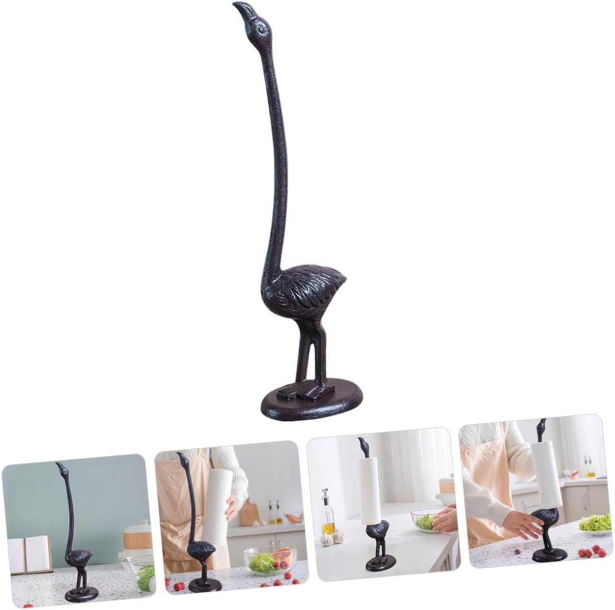 Rustic Paper Towel Holder Countertop Roll Paper Stand Industrial Decor Kitchen Decor