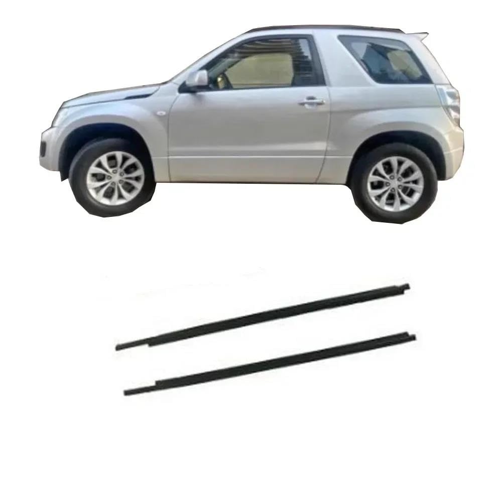 Uszczelki okienne 83831-65j00 do Grand Vitara 2011, 1 sztuka, 3 drzwi, gumowe zewnętrzne uszczelki okienne, uszczelki krawędziowe (prawa strona).