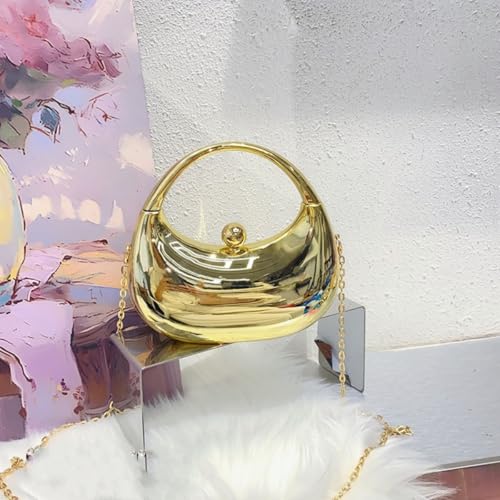 Image of Acrylic Handbags for Women Cute Acrylic Clutch Small Unique Purse Trendy Metal Evening Bag for Party Cocktail