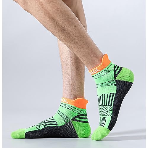 Kleurcontrast voor Heren Sportsokken Katoen Ademende Sokken Zweet Absorberen Verdikte Sokken - Afbeelding 4