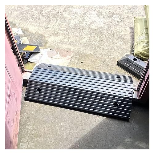 Rampe en caoutchouc pour seuil de porte pmr de 6,1 cm de hauteur