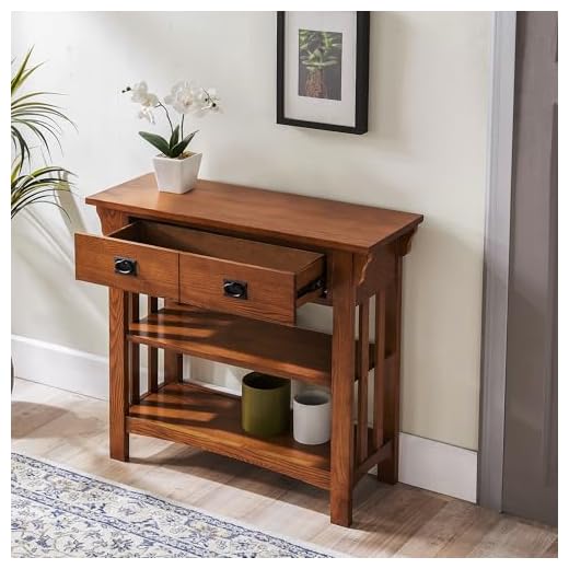 Leick Home Mission Solid Wood Bookshelf