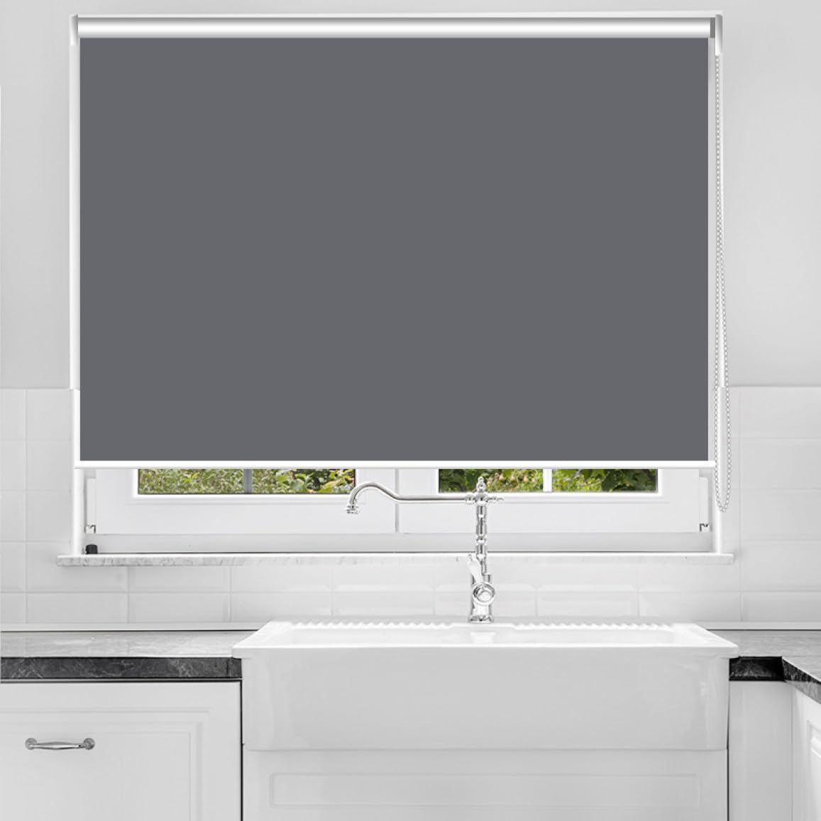 Amazon｜ロールスクリーン ロールカーテン 60*200cm 突っ張り式 ロール