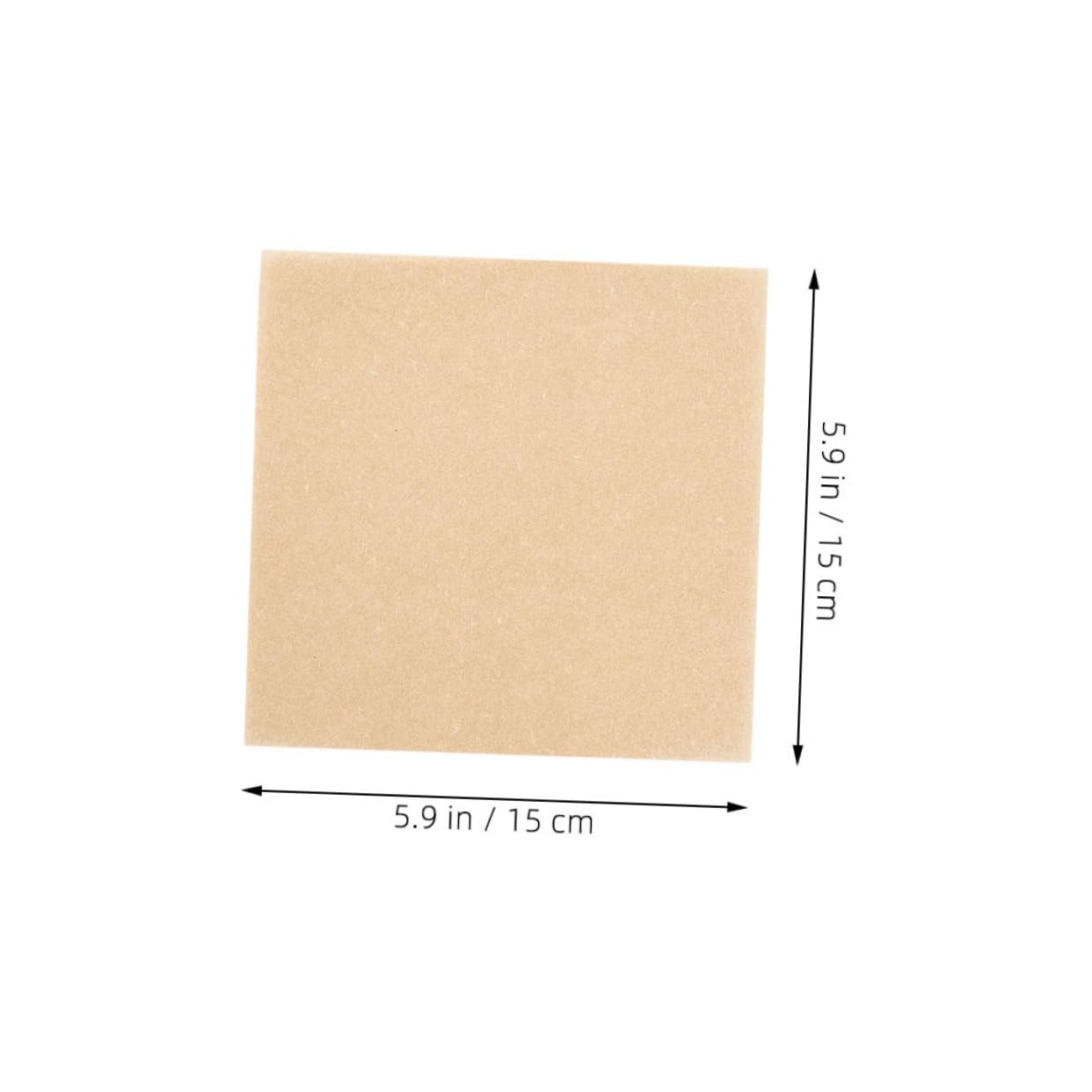 Garneck Wax Paper Sheets for Food Hamburger Patty Paper 500pcs Baking Paper Squares Non-stick Paper Liners
