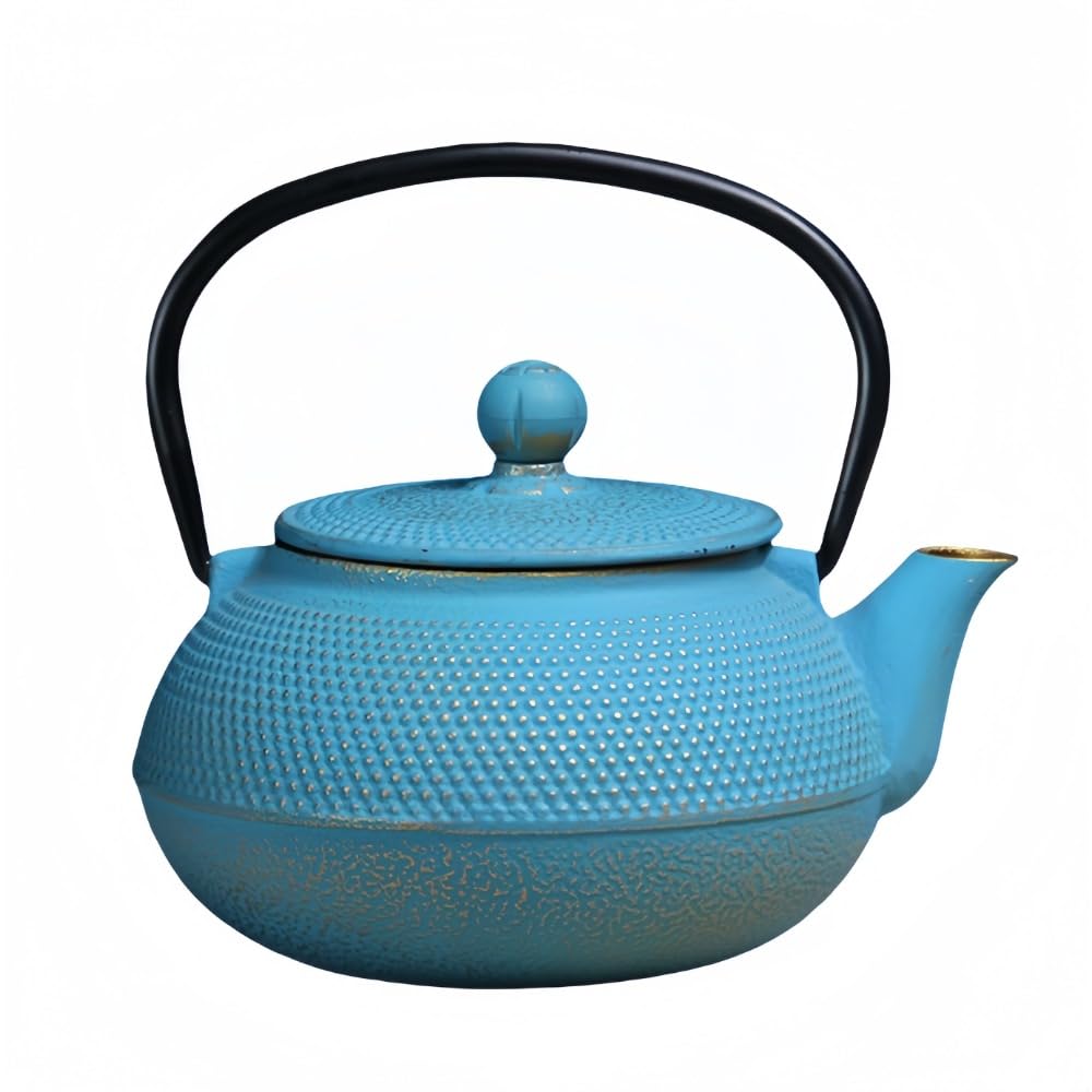 Amazon | Iuseike 鉄瓶 南部鉄器 鉄器 急須 鉄平釜 茶道小道具 やかん