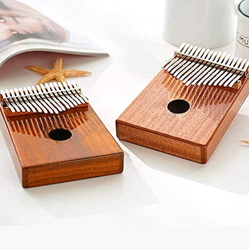 EIERFSKIOT Kalimba Piano à Pouce Marimba Portable Finger Piano 17-Key Thumb Piano Acajou Ceinture Protection Boîte… - Les Beatles, Paul McCartney, John Lennon, RIngo Starr, George Harrison EIERFSKIOT Kalimba Piano à Pouce Marimba Portable Finger Piano 17-Key Thumb Piano Acajou Ceinture Protection Boîte… – Image 5