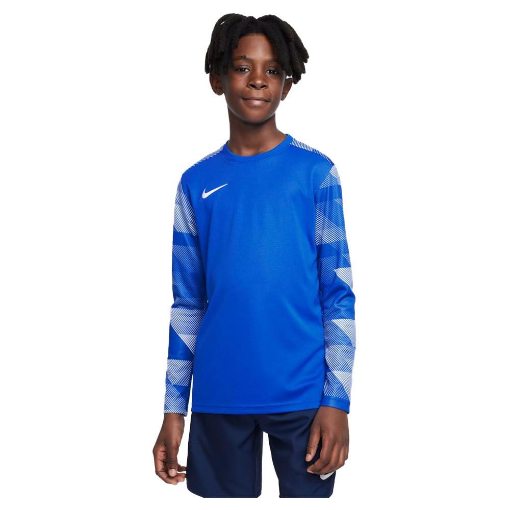 NIKE CJ6072-463 Dri-FIT Park IV Goalkeeper Sweatshirt Unisex Royal Blue/White/White Size XS