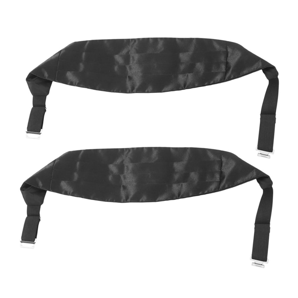 BESPORTBLE Lid Satin Men's Waist Belt Tuxedo Cumberbund for Men Adjustable Size Wear