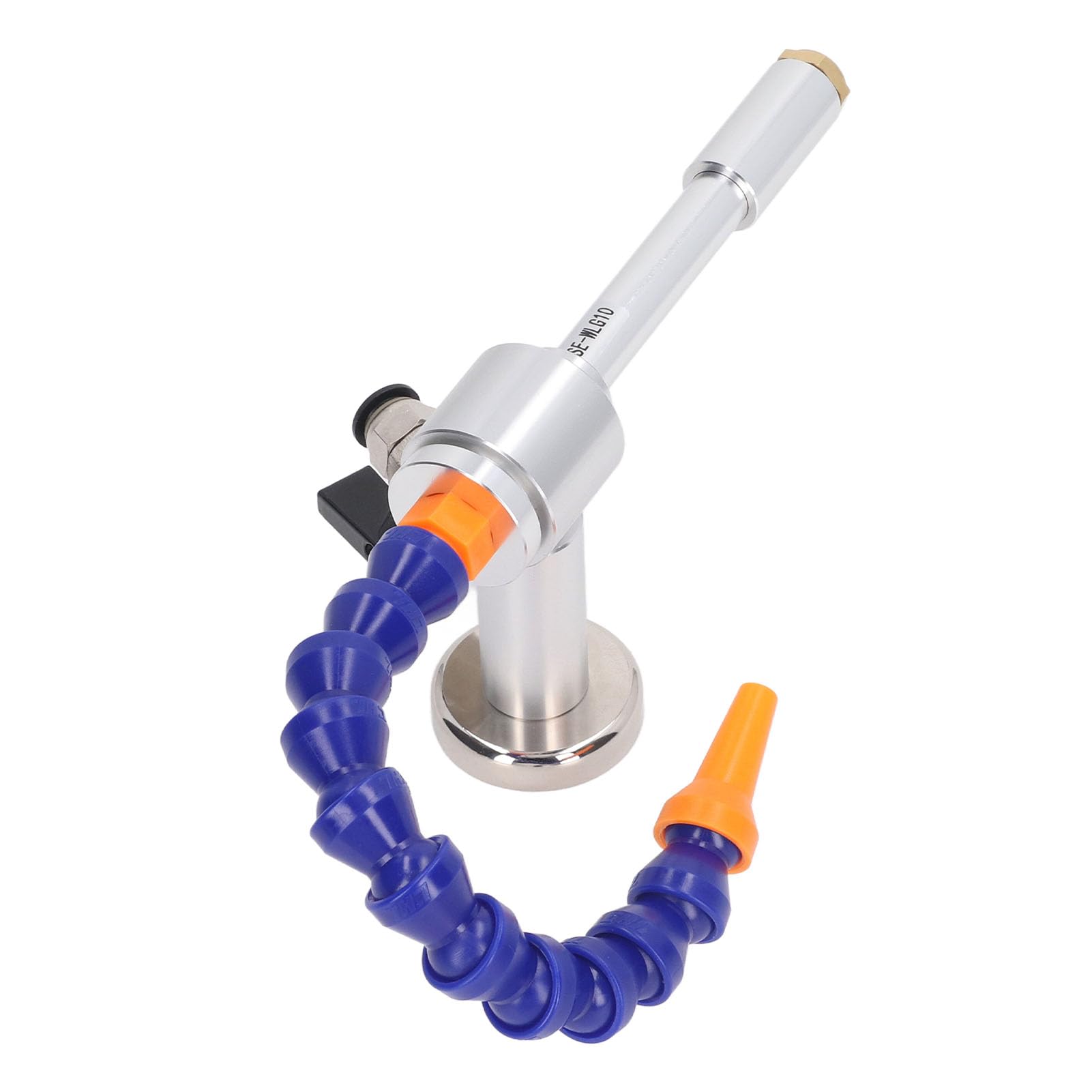 Pistola de Enfriamiento de Tubo Soplador de Aire Frío Enfriador de Aire Industrial Aleación de Aluminio de 7 Barras con Tubo Flexible para Soldadura de Metal Plástico